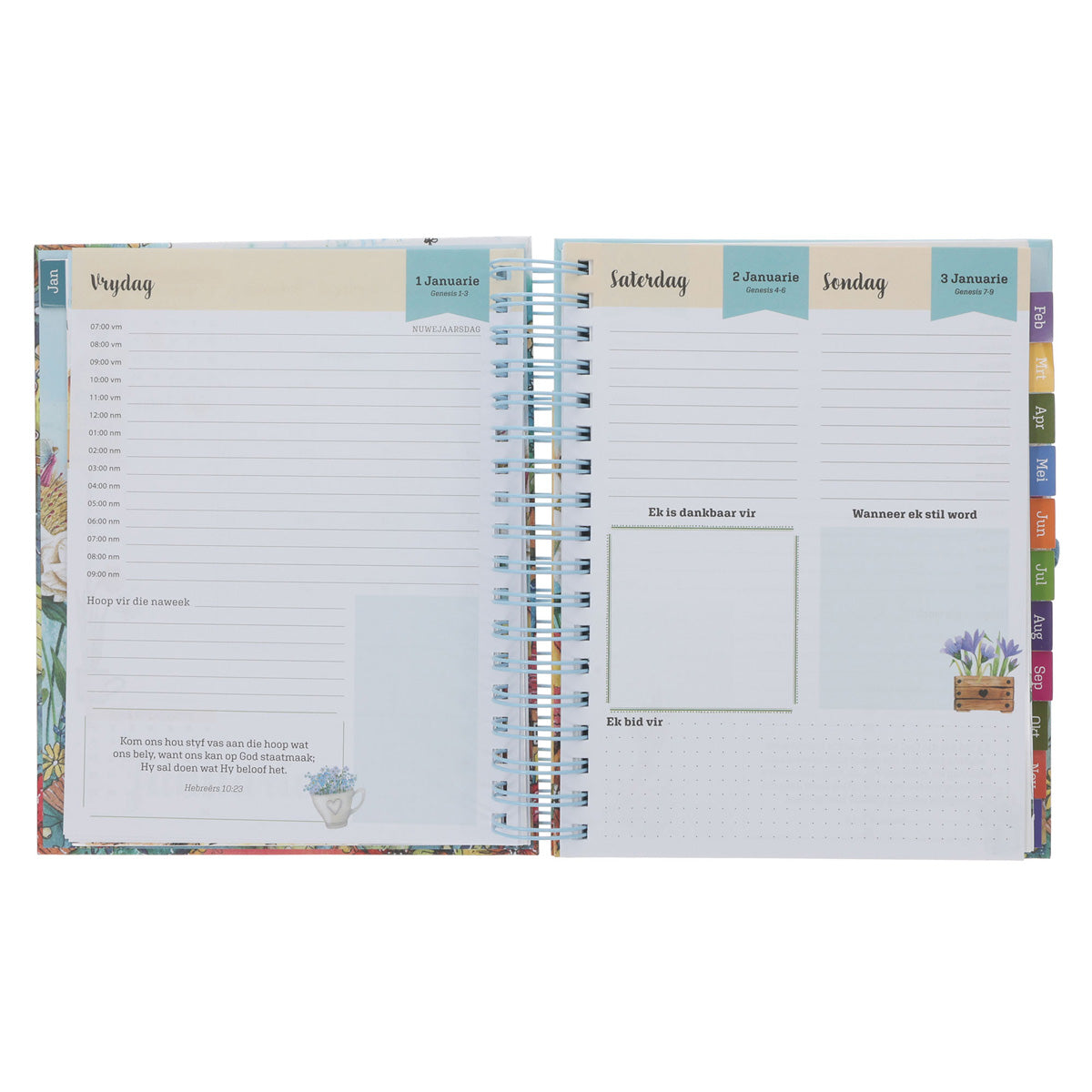 2027 Dagbeplanner - Seisoen van Hoop - Ringbind