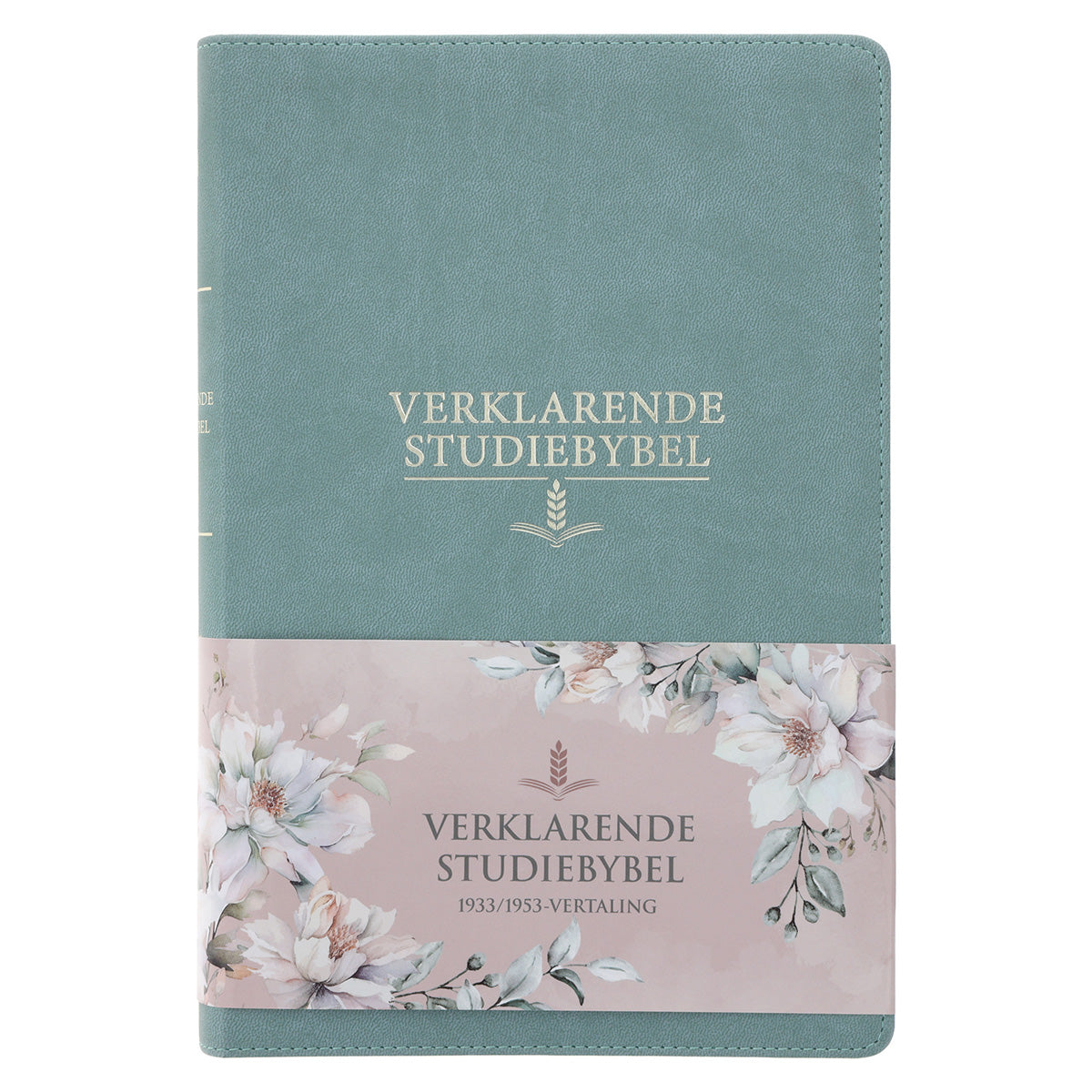 Afrikaans 1933/1953 Vertaling Blougroen Kunsleer Verklarende Studiebybel