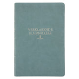 Afrikaans 1933/1953 Vertaling Blougroen Kunsleer Verklarende Studiebybel