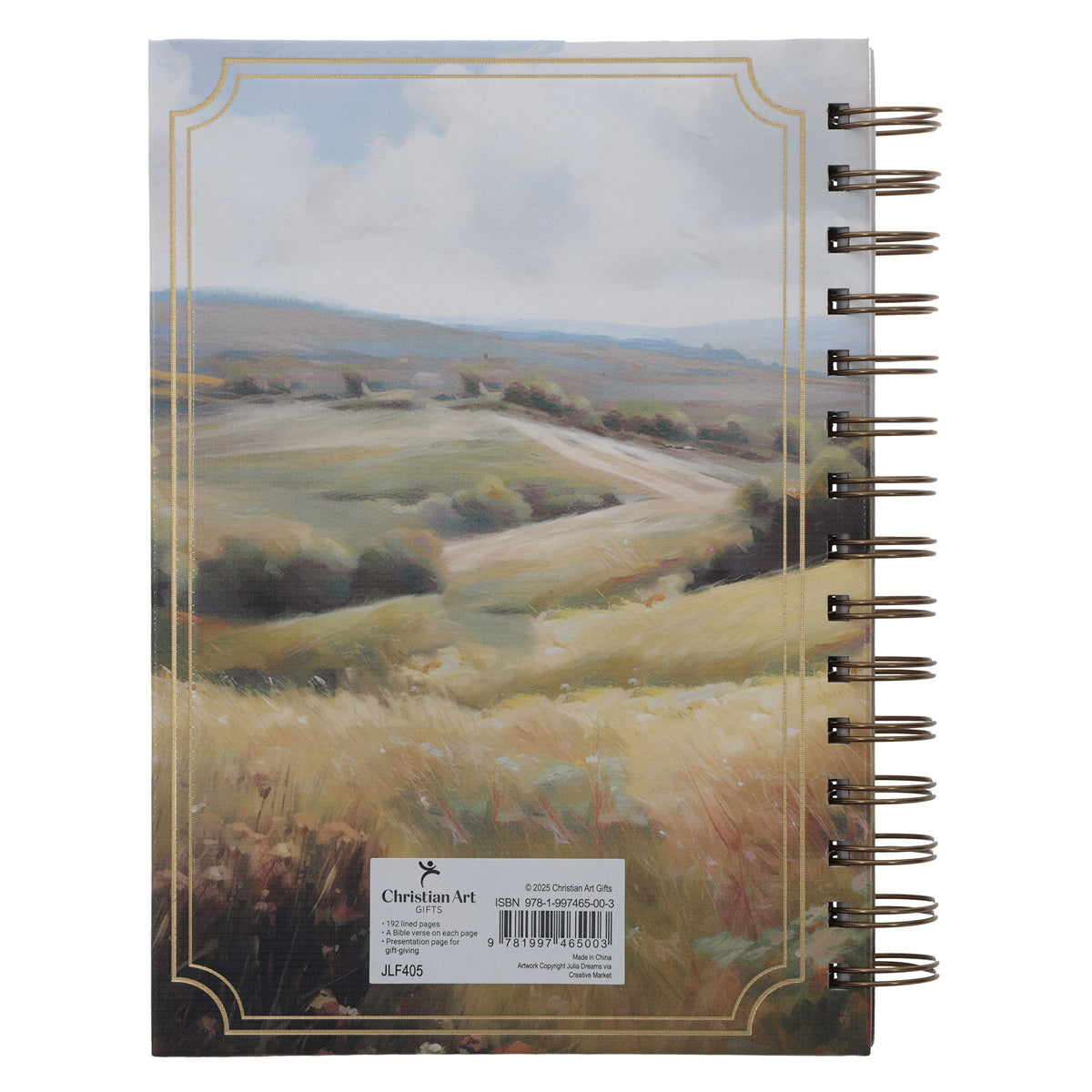 The Lord Will Guide You Always Hardcover Wirebound Journal