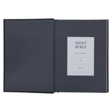 NLT Black Hardcover Bible Large Print