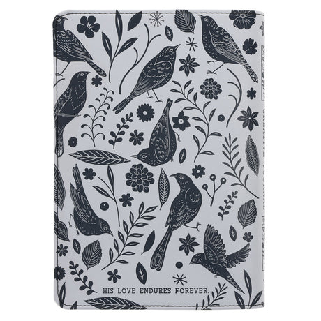 Give Thanks to the Lord for He Is Good Faux Leather Creative Journal