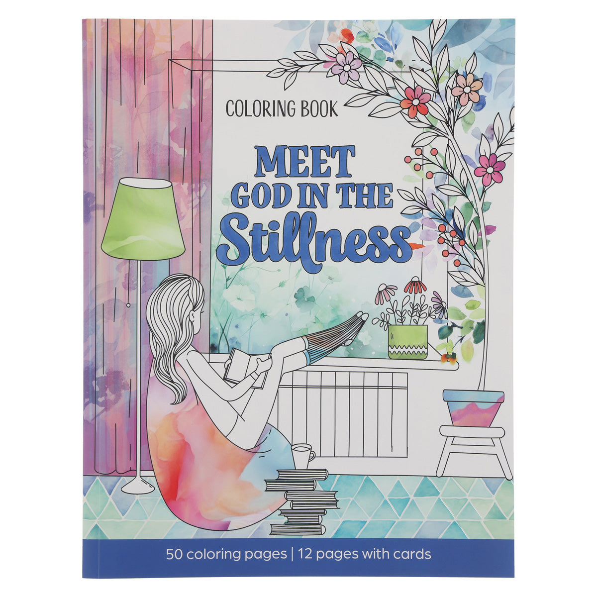 Meet God in the Stillness Coloring Book for Adults (Paperback)
