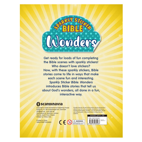 Wonders - Sparkly Sticker Bible (Paperback)