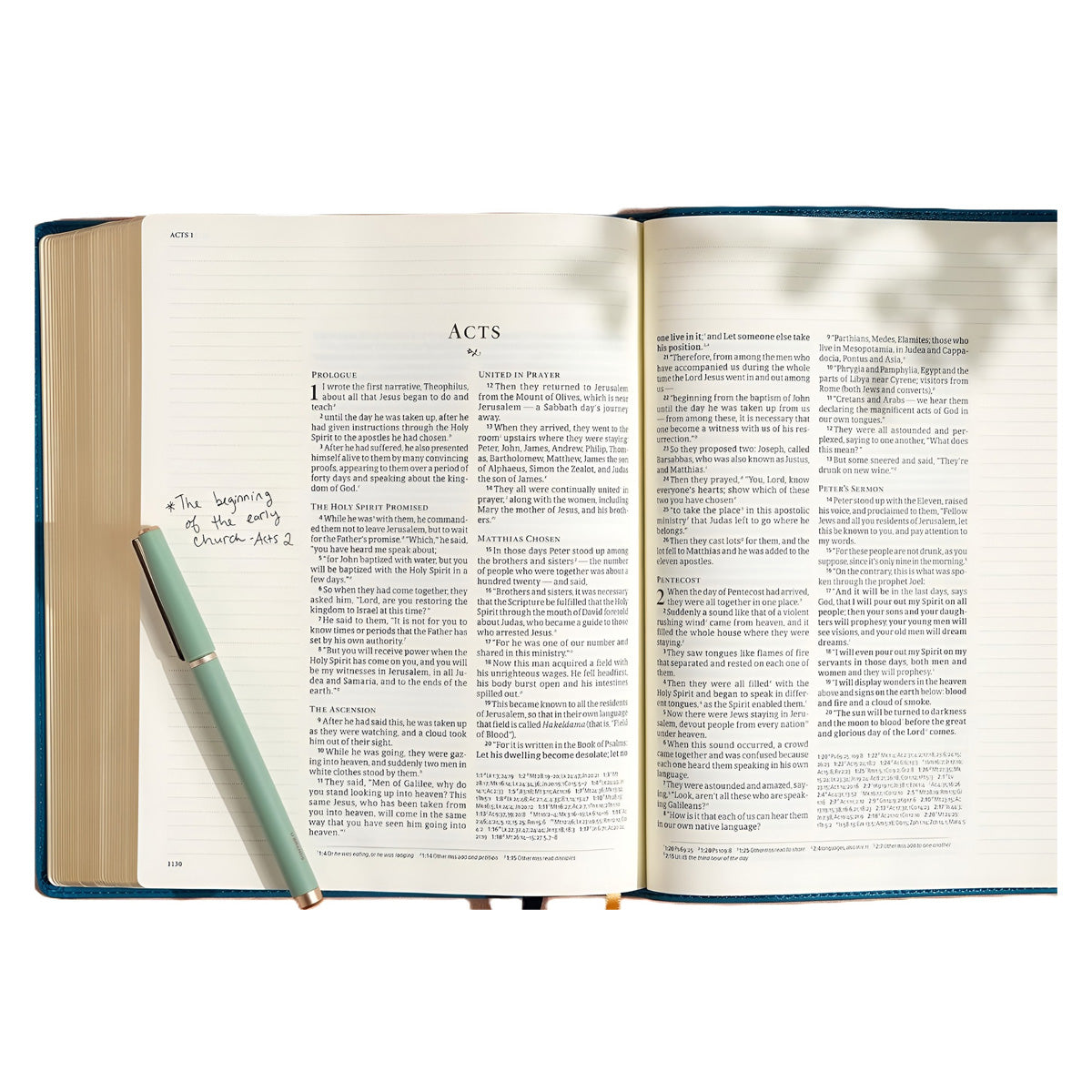 CSB Notetaking Bible, Expanded Reference Edition, Imitation Leather, Sea Depth
