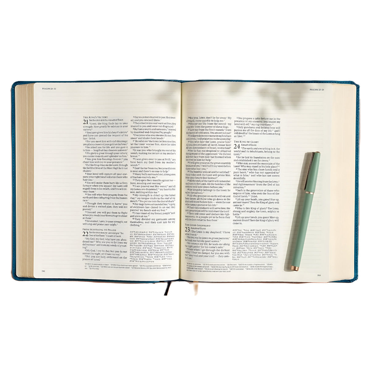 CSB Notetaking Bible, Expanded Reference Edition, Imitation Leather, Sea Depth