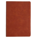 CSB Single-Column Bible, Giant Print, Imitation Leather, Burnt Sienna