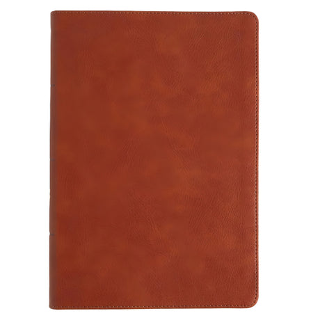 CSB Single-Column Bible, Giant Print, Imitation Leather, Burnt Sienna