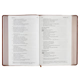 CSB Single-Column Bible, Giant Print, Imitation Leather, Burnt Sienna