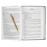 CSB Single-Column Bible, Giant Print, SuedeSoft Imitation Leather, Earthen Teal