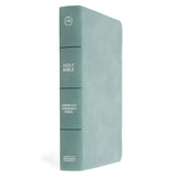 CSB Single-Column Bible, Giant Print, SuedeSoft Imitation Leather, Earthen Teal