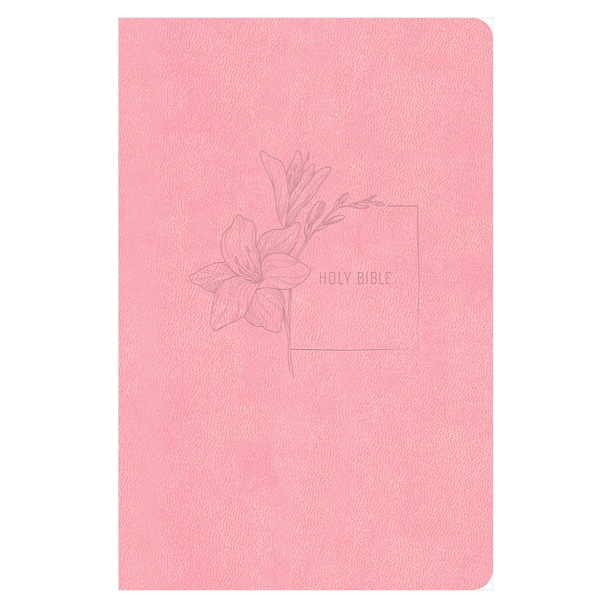 CSB Compact Bible, Value Edition, Red Letter, Imitation Leather, Soft Pink