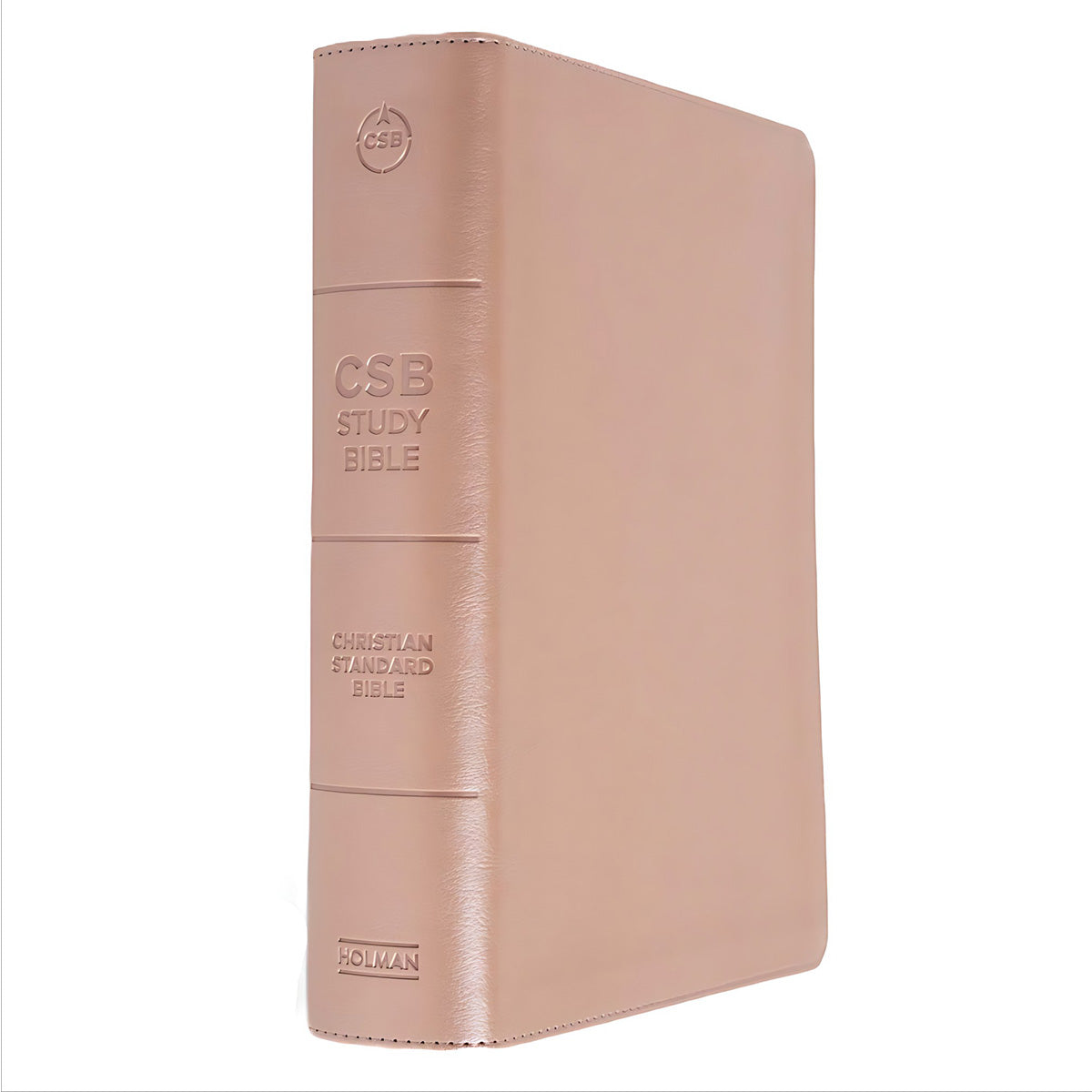 CSB Personal Size Study Bible, Digital Study Edition, Large Print, Imitation Leather, Rose Gold