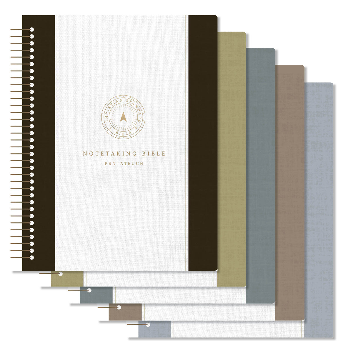 CSB Spiral-Bound Hardcover Five-Volume Set Notetaking Optimal Type Bible
