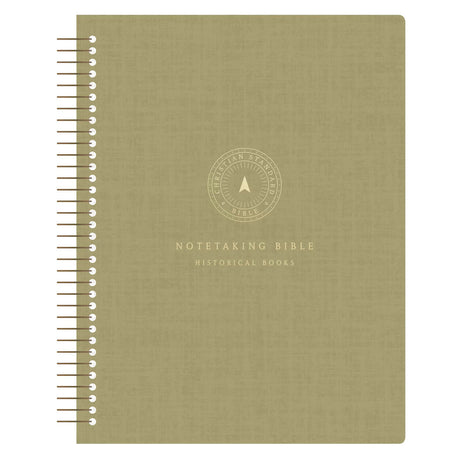 CSB Spiral-Bound Hardcover Notetaking Optimal Type Bible Historical Books