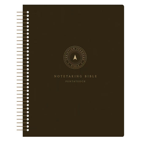 CSB Spiral-Bound Hardcover Notetaking Optimal Type Bible Pentateuch