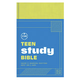 CSB Teen Study Bible, Optimal Type, Hardcover, Yellow