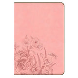 CSB Pink Floral Imitation Leather Optimal Type Compact Reference Study Bible Large Print