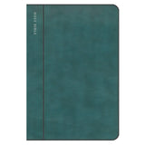 CSB Teal Imitation Leather Optimal Type Compact Reference Study Bible Large Print