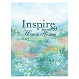 NLT Inspire Hope & Healing Filament Bible, Flexcover Faux Leather, Wildflower Meadow