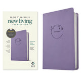 NLT Filament Premium Value Thinline Bible Large Print Imitation Leather Valley Lilies Lavender