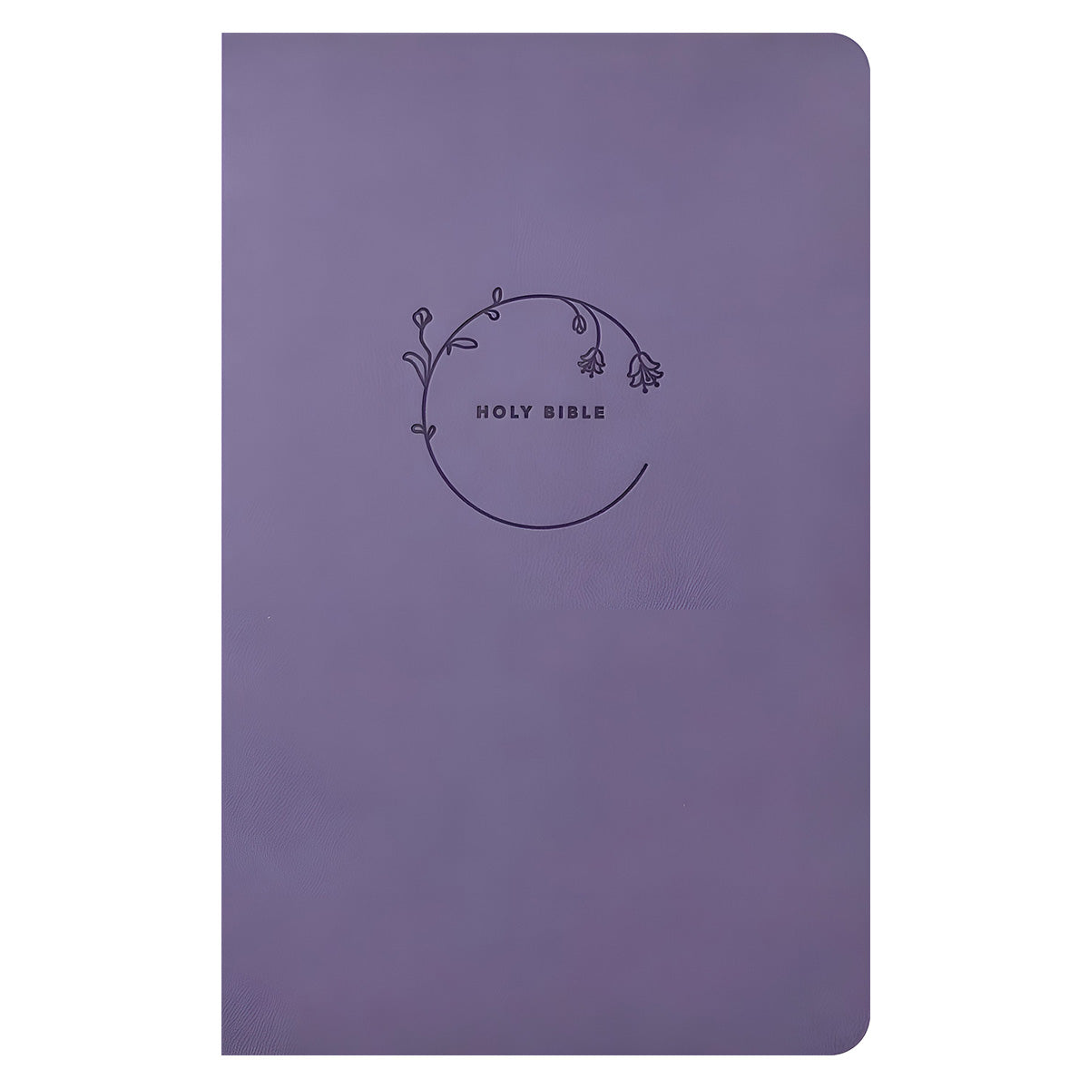 NLT Filament Premium Value Thinline Bible Large Print Imitation Leather Valley Lilies Lavender