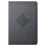 NLT Filament Premium Value Thinline Bible Large Print Imitation Leather Crossroads Gray