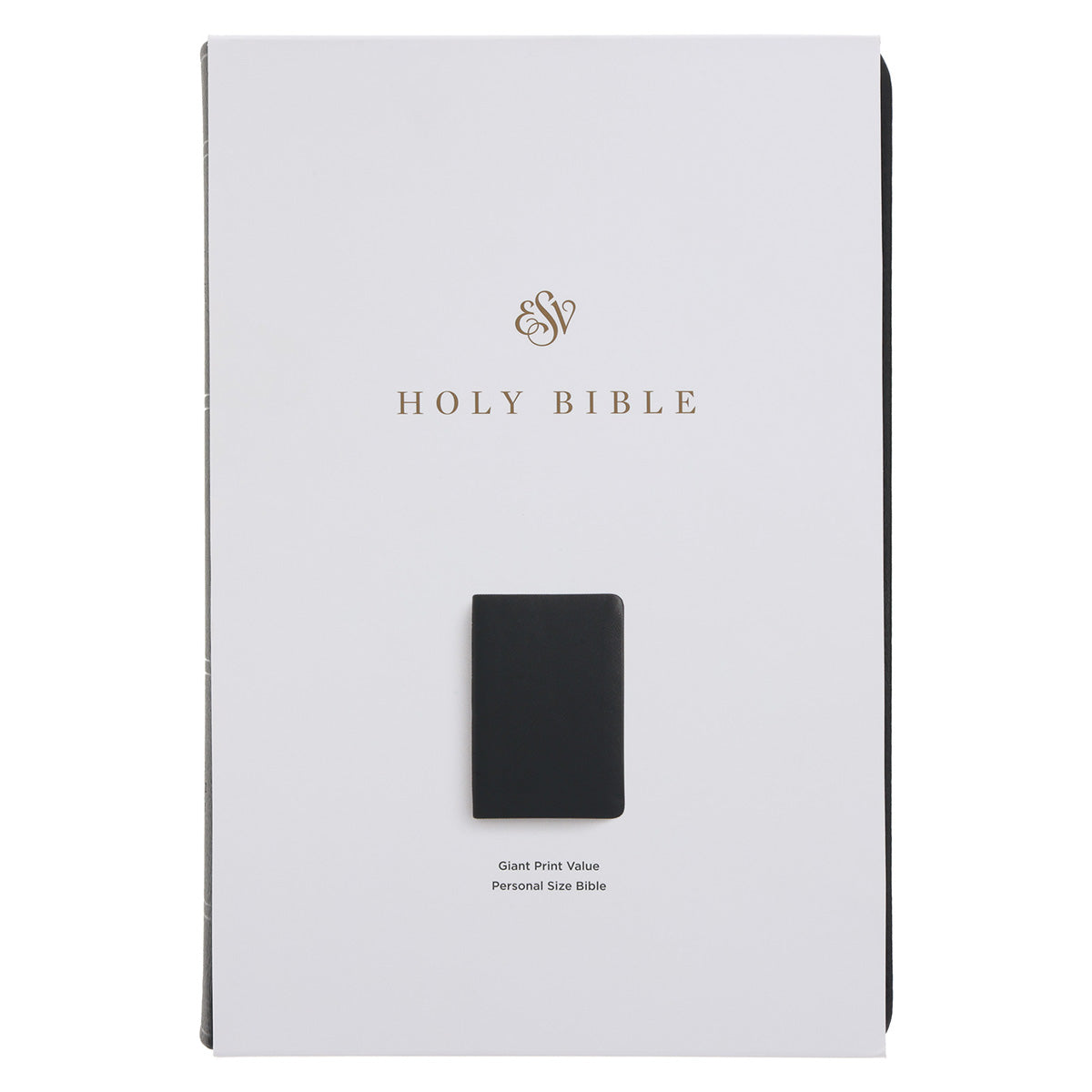 ESV Black Imitation Leather Value Personal Size Bible Giant Print