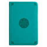 ESV Turquoise Emblem Design Imitation Leather Value Compact Bible