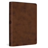 ESV Brown Imitation Leather Value Compact Bible Red Letter