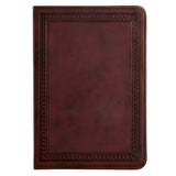 ESV Mahogany Border Design Imitation Leather Value Compact Bible Large Print