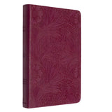 ESV Raspberry Floral Design Imitation Leather Value Thinline Bible