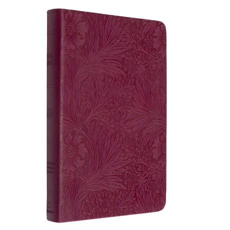 ESV Raspberry Floral Design Imitation Leather Value Thinline Bible