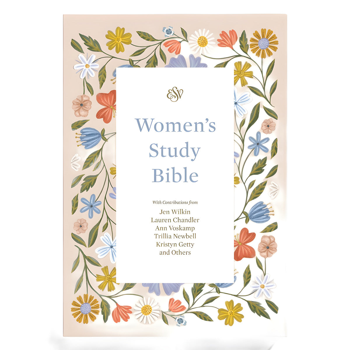 ESV Blush Wildflower Design Hardcover Women's Study Bible