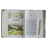 ESV Quiet Forest Imitation Leather Journaling Edition GraceLaced Bible