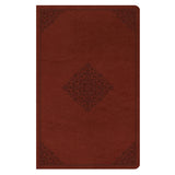 ESV Tan Ornament Design Imitation Leather Value Thinline Bible Large Print