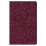 ESV Raspberry Floral Design Imitation Leather Value Thinline Bible Large Print