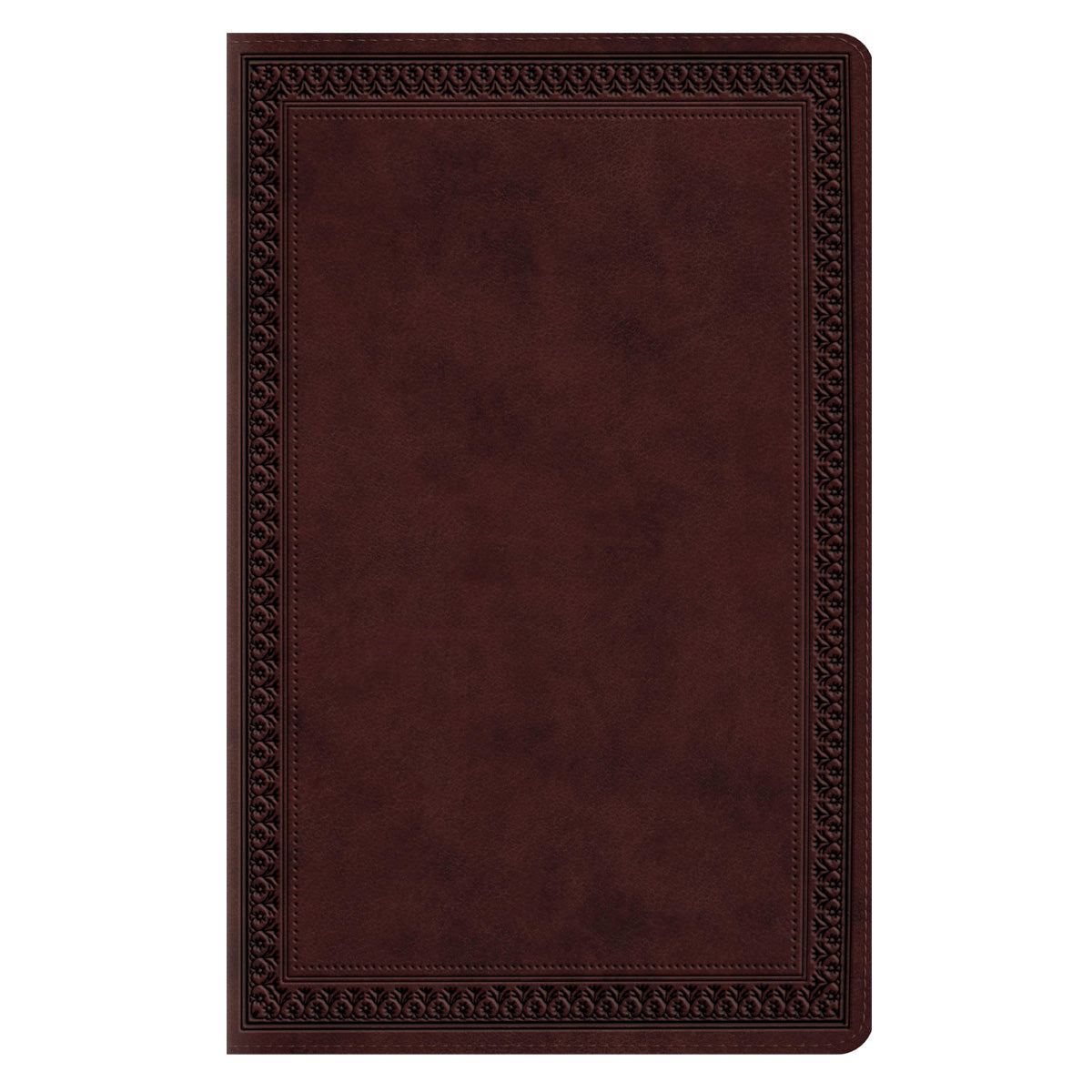 ESV Mahogany Border Design Imitation Leather Value Thinline Bible Large Print