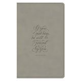 ESV Stone 1 Chronicles 28:9 Design Imitation Leather Value Thinline Bible Large Print