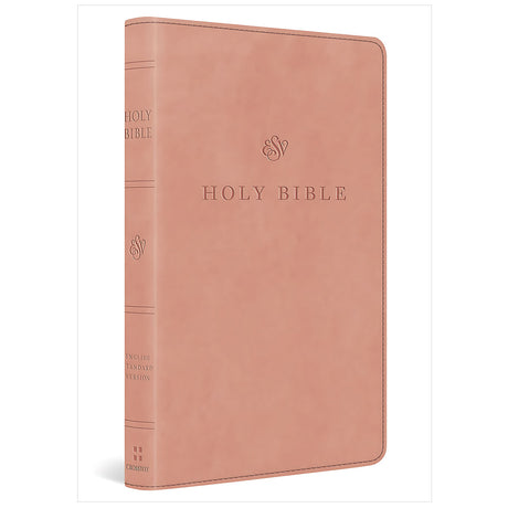 ESV Premium Church Bible, Red Letter, Imitation Leather, Blush Rose