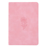 KJV Ballet Pink Faux Leather Compact Bible