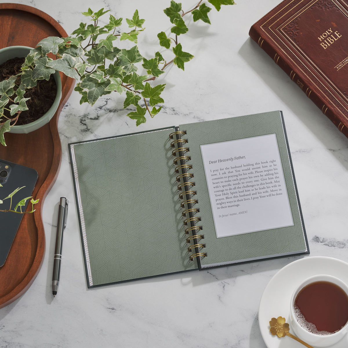 31 Prayers for My Wife: A Guided Prayer Journal for Husbands (Spiral-Bound)