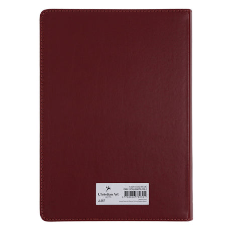 May the God of Hope Fill You with All Joy Faux Leather Journal
