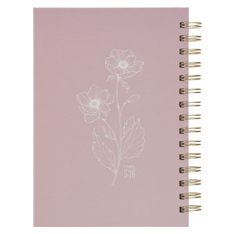 Always Be Joyful Hardcover Wirebound Journal
