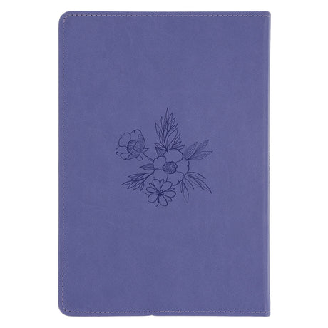 Trust in the Lord with All Your Heart Purple Faux Leather Journal