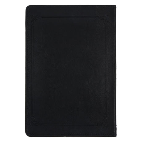 With God All Things Are Possible Black Faux Leather Journal
