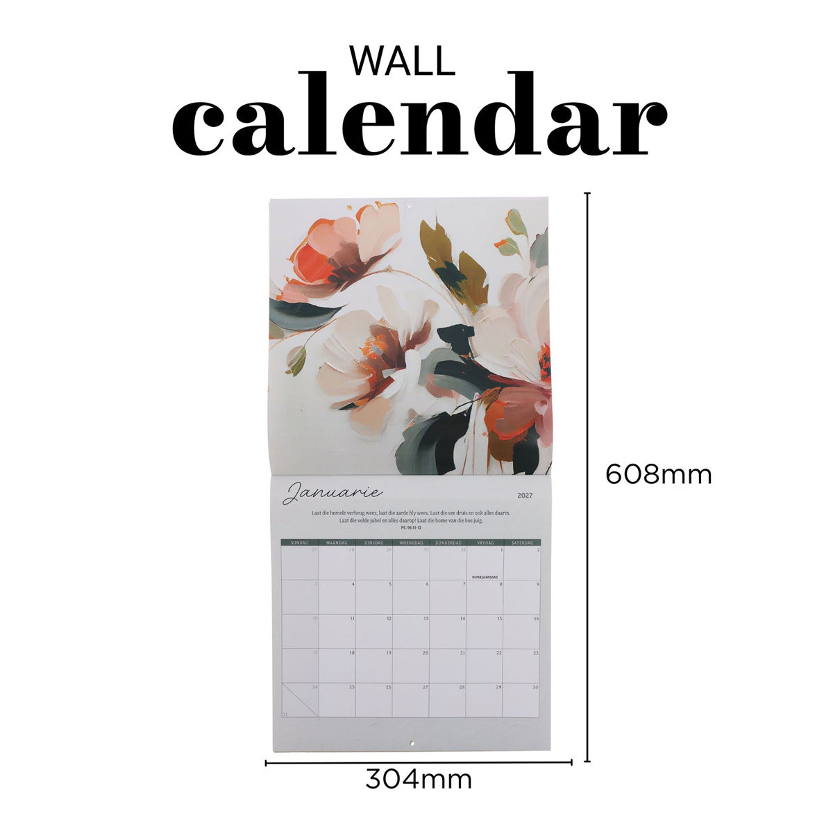 2027 Kalendar - God Het Alles Mooi Gemaak