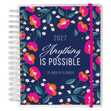 2027 Diary - 18-Month Planner for Women - Anything Is Possible - Wirebound