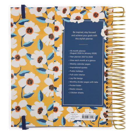 2027 Diary - 18-Month Planner for Women - Good Things Take Time - Wirebound