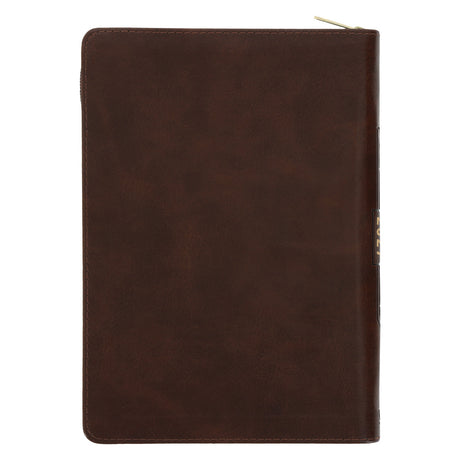 2027 Executive Diary - Daily Planner - For I Know the Plans - Faux Leather with Zip